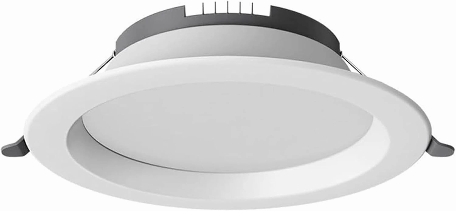 Ultra-Thin Mini Panel Downlight, Intelligent Dimmable Anti-Glare Round Ceiling Light with Junction Box, Ideal for Bag Painting Lighting(18w)