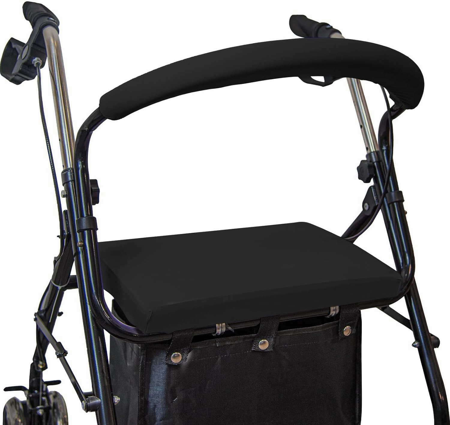 Unisex Rollator Walker Seat and Backrest Rollbar Covers Universal Soft Rollator Accessories Colorful Printing Patterns