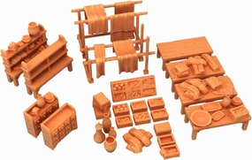 Unpainted DND Props - Merchant Shop Miniature Figurine, Tabletop Gaming Collectible, Fantasy World, Ideal Gift for Dungeon Masters and Collectors - Designed by Epic Miniatures