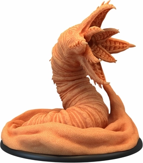 Unpainted DND Sandworm Miniature Figurine, Tabletop Gaming Collectible, Fantasy World, Ideal Gift for Dungeon Masters and Collectors - Designed by Epic Miniatures