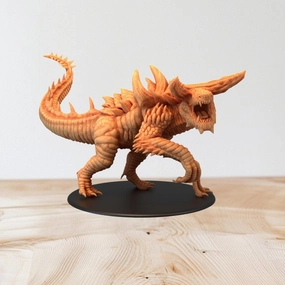 Unpainted DND Tarrasque Miniature Figurine, Tabletop Gaming Collectible, Fantasy World, Ideal Gift for Dungeon Masters and Collectors - Designed by Epic Miniatures