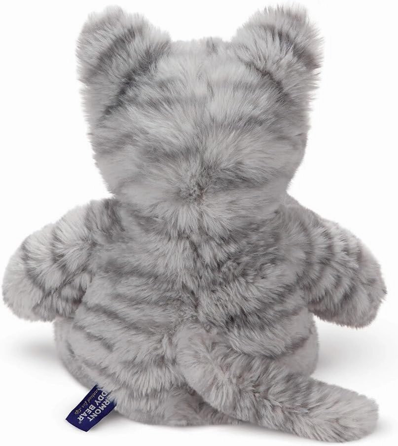 Vermont Teddy Bear Stuffed Kitten - Oh So Soft Kitty Cat Stuffed Animal, Plush Toy, Gray, 18 Inch