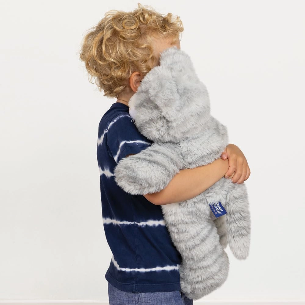 Vermont Teddy Bear Stuffed Kitten - Oh So Soft Kitty Cat Stuffed Animal, Plush Toy, Gray, 18 Inch