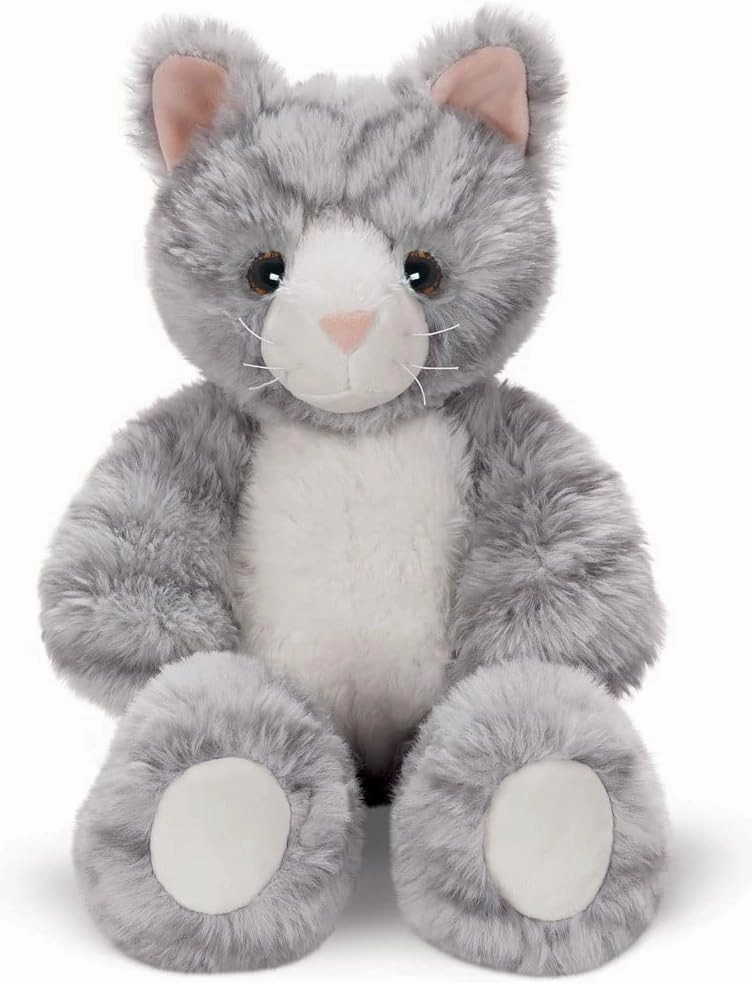 Vermont Teddy Bear Stuffed Kitten - Oh So Soft Kitty Cat Stuffed Animal, Plush Toy, Gray, 18 Inch