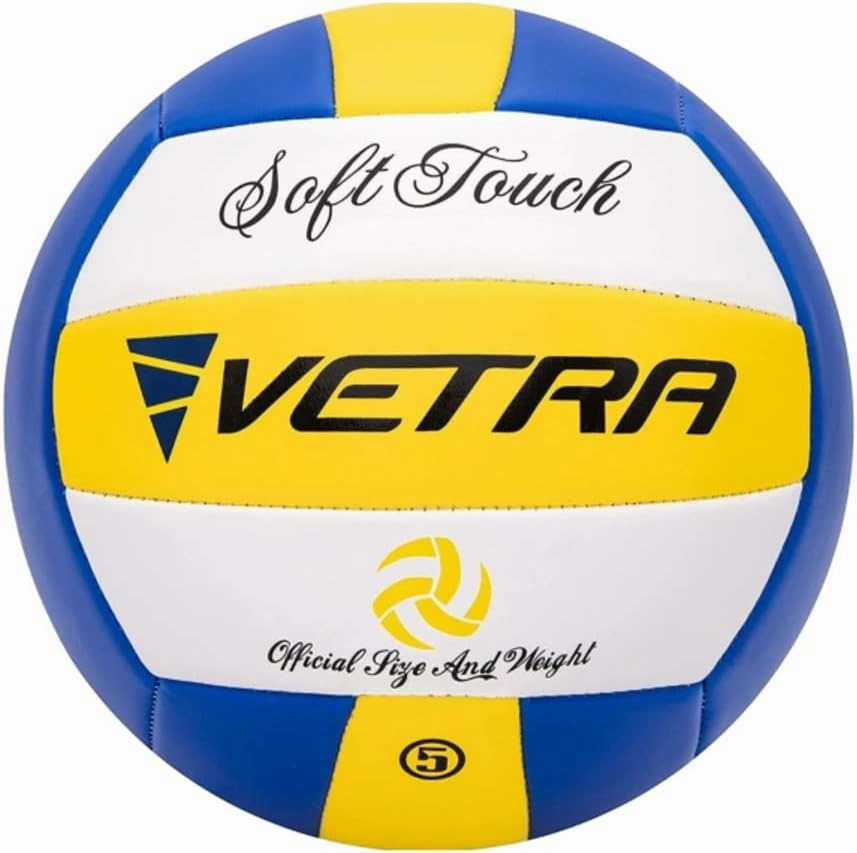 VETRA Premium, Soft Touch Volleyball, Official Size 5, Super Soft Volleyball Training Equipment for Professional & Recreational Use Practice, Sports & Outdoor, Kids, Teen Girls & Boys, Women & Men
