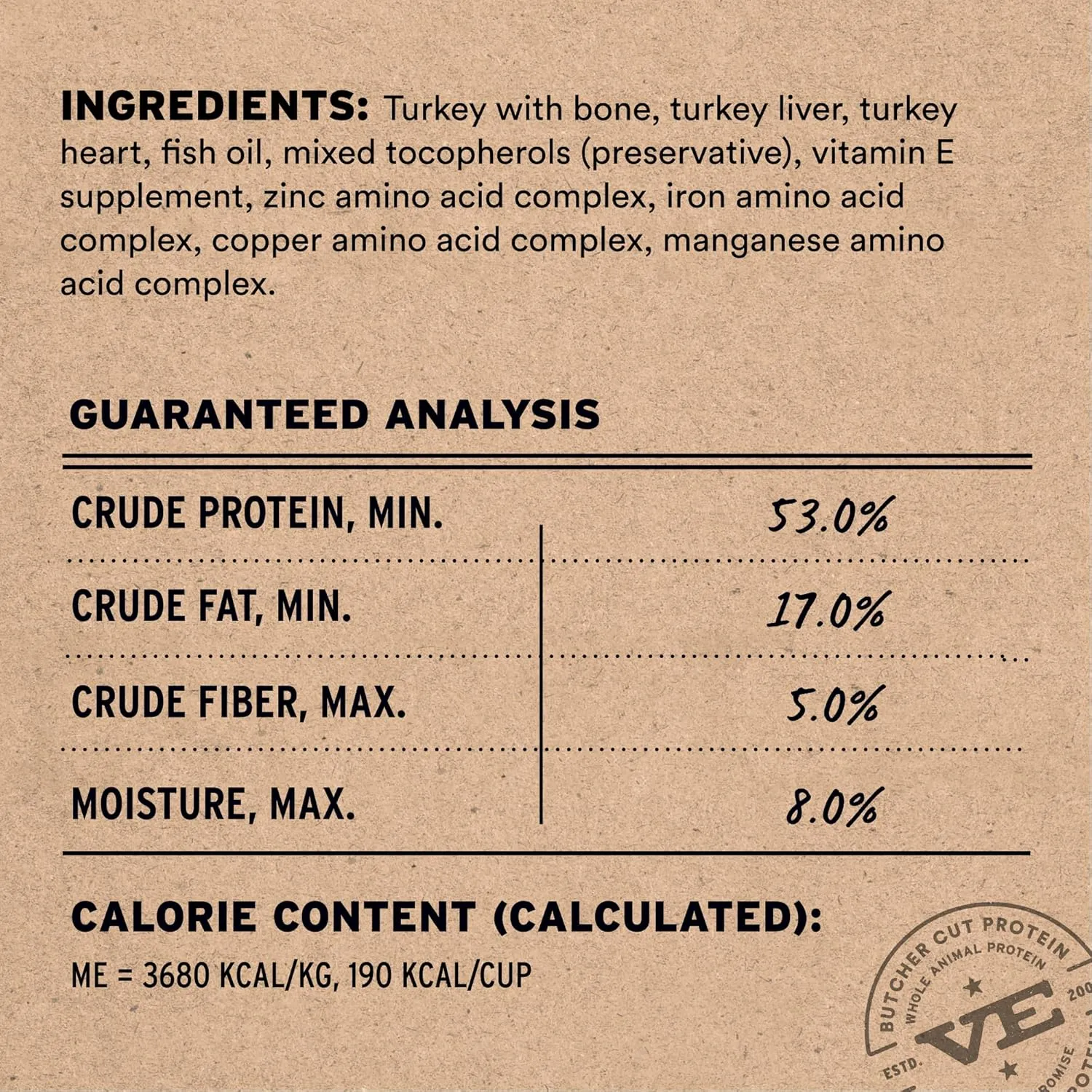 Vital Essentials® Freeze-Dried Raw Turkey Entree & Mixer Dog Food Crunchy Mini Nibs, 14 oz