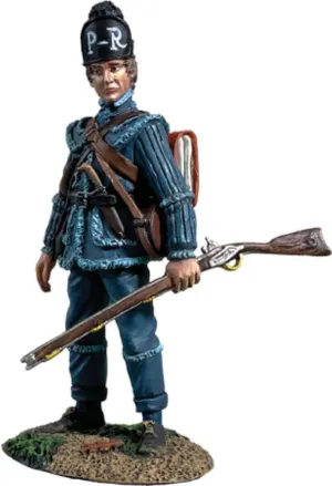 W. Britain American Revolution 16128 Miles Pennsylvania State Rifle Regiment 1776 1:30 Scale Metal