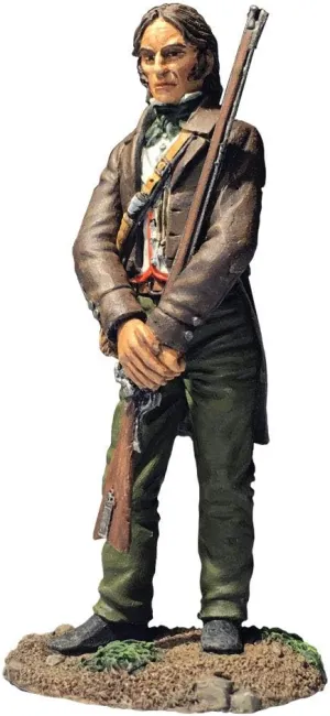 W. Britain's Toy Soldiers Museum Collection 10063 Davy Crockett The Alamo 1836 1:30 Scale Pewter