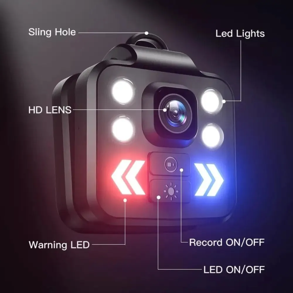 W8 Portable Led Flashlight Small Recording Camera for Self-protection