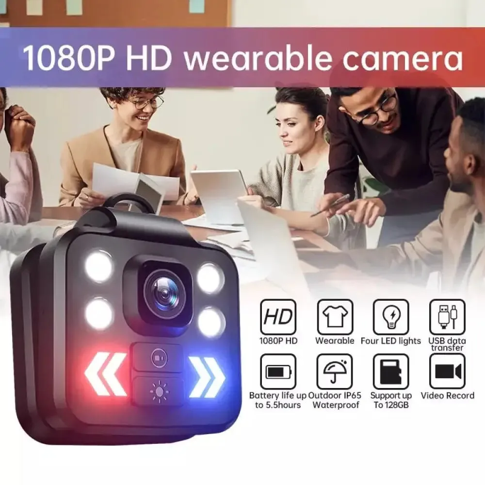 W8 Portable Led Flashlight Small Recording Camera for Self-protection