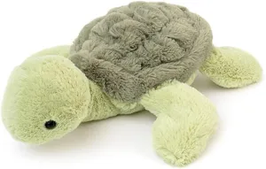WeightedPlush Cute Turtle Stuffed Animals, 12" Soft Sea Turtle Plush Toy Tortoise Plushies Pillow Gifts for Kids Girlfriend Birthday Christmas Mother's Day