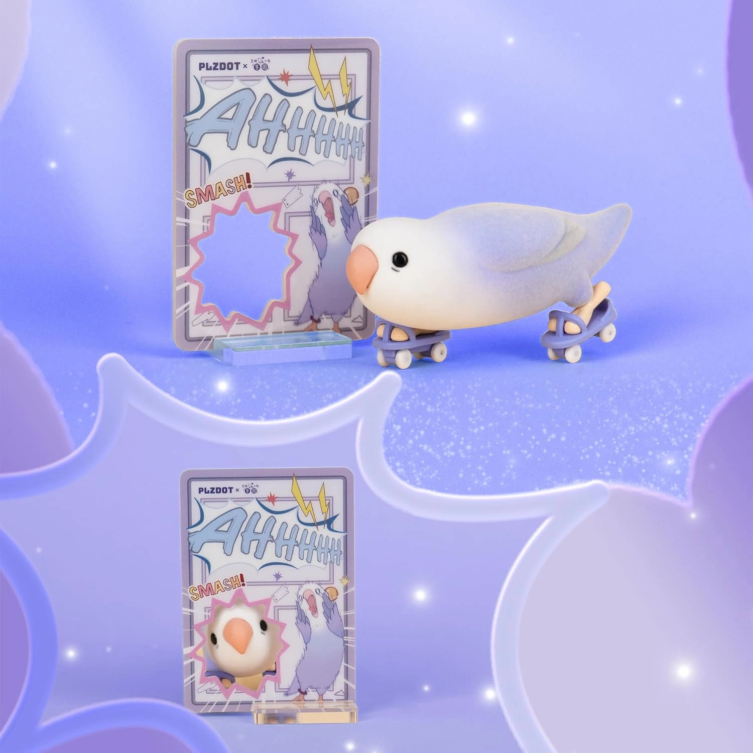 What's The Bird Love Bird Series3 Social Bidde Cute Blind Box Figures 6Pcs Collectible Toys Kawaii Birthday Gifts