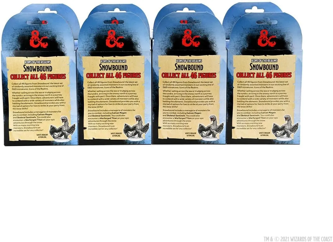 WizKids D&D Icons of The Realms Miniatures: Snowbound Booster Brick (8) | WizKids