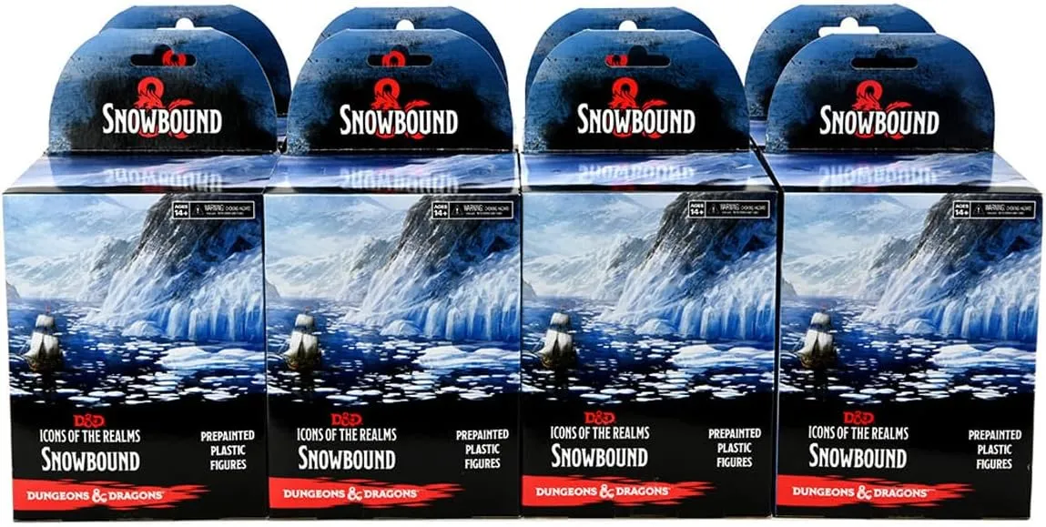 WizKids D&D Icons of The Realms Miniatures: Snowbound Booster Brick (8) | WizKids