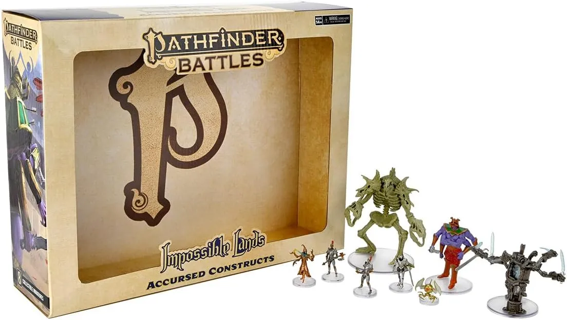 WizKids Pathfinder Battles: Impossible Lands - Accursed Constructs Boxed Set
