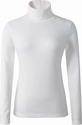 Women's Soft Cotton Turtleneck Top Basic Pullover Sweater