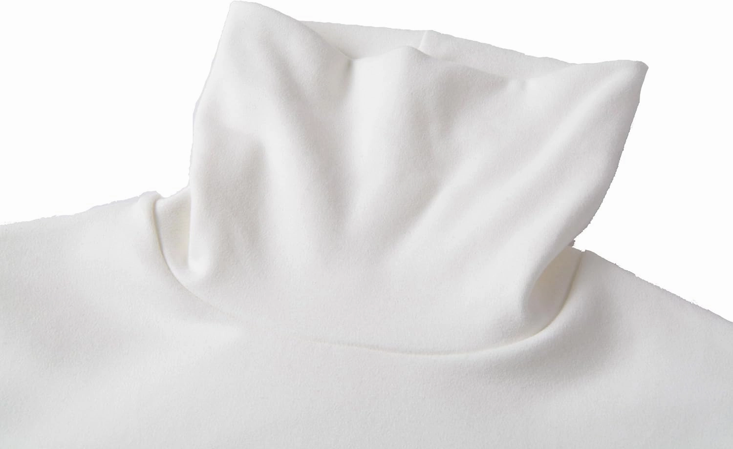 Women's Soft Cotton Turtleneck Top Basic Pullover Sweater