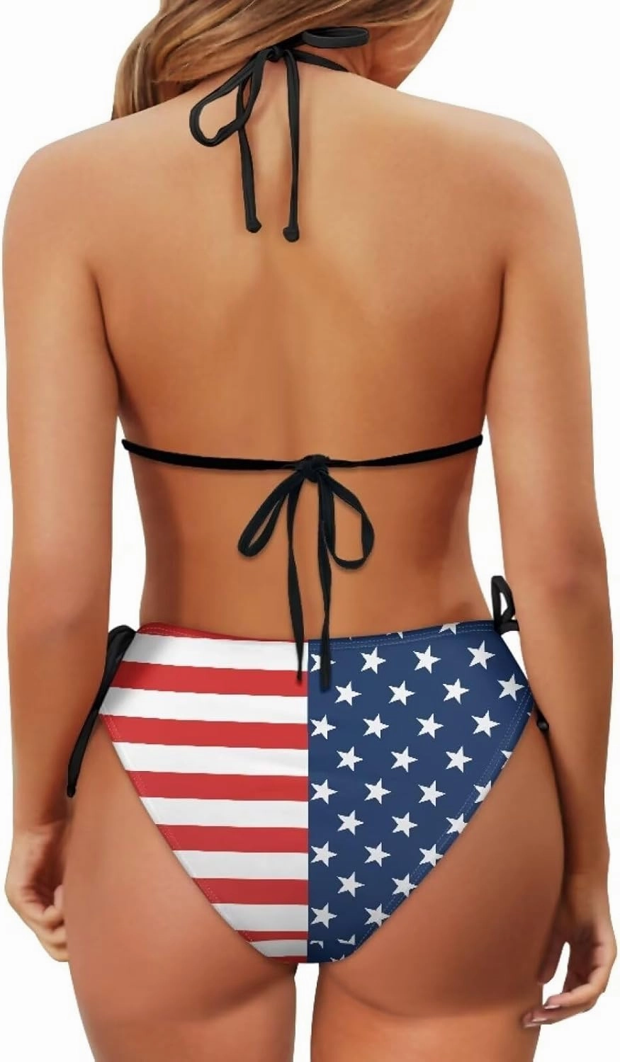 Womens Sexy Halter Bikini Set String Bathing Suit Teen Girls Swimming Suit 2 Piece Swimsuit