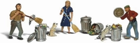 Woodland Scenics HO People & Pesky Raccoons
