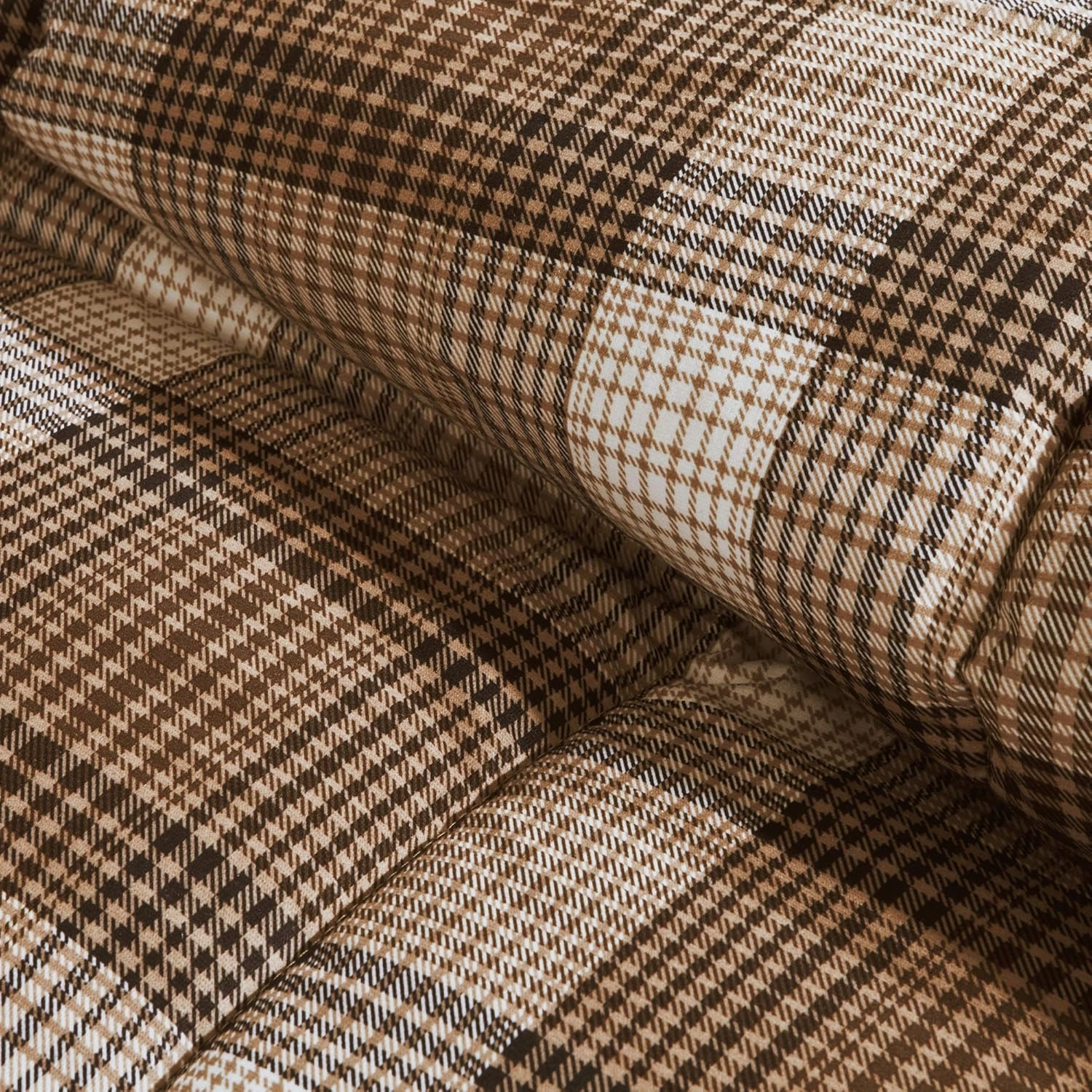Woolrich Comforter Set, Cabin Lodge, Warm Cover for Colder Season, Modern Cottage-Inspired Down Alternative Ultra Soft Microfiber Bedding, Matching Sham, Plaid Brown Twin 2 Piece