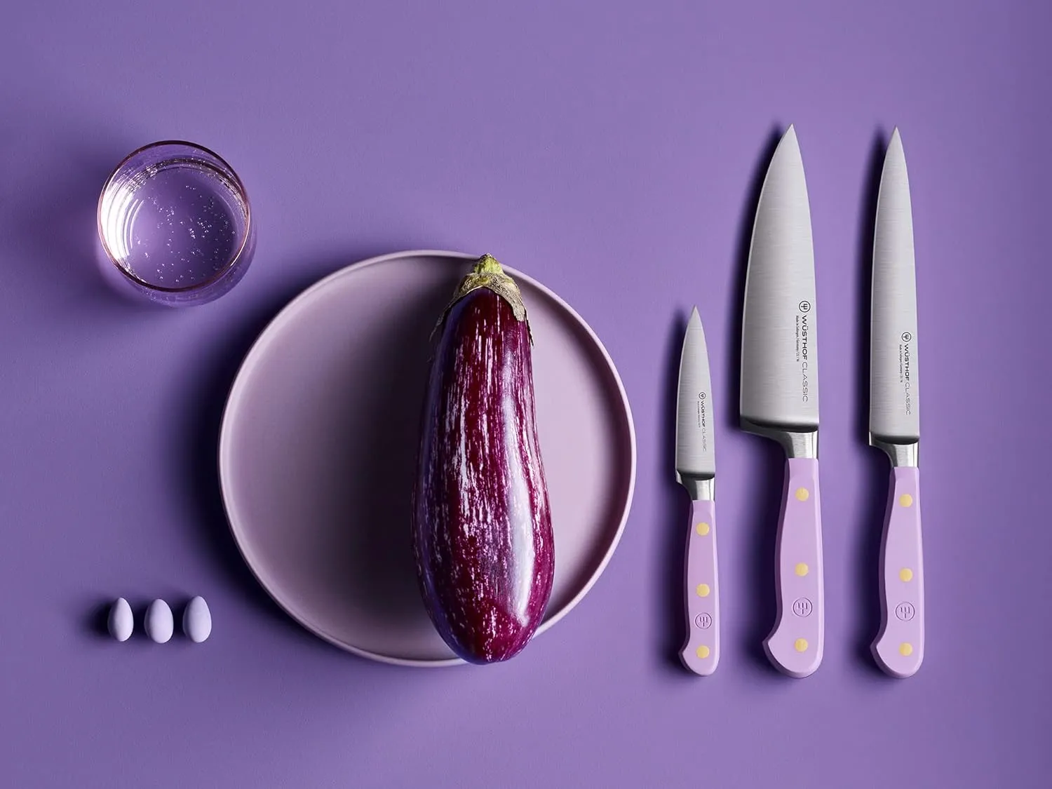 WÜSTHOF Classic Purple Yam 2-Piece Chef's Knife Set