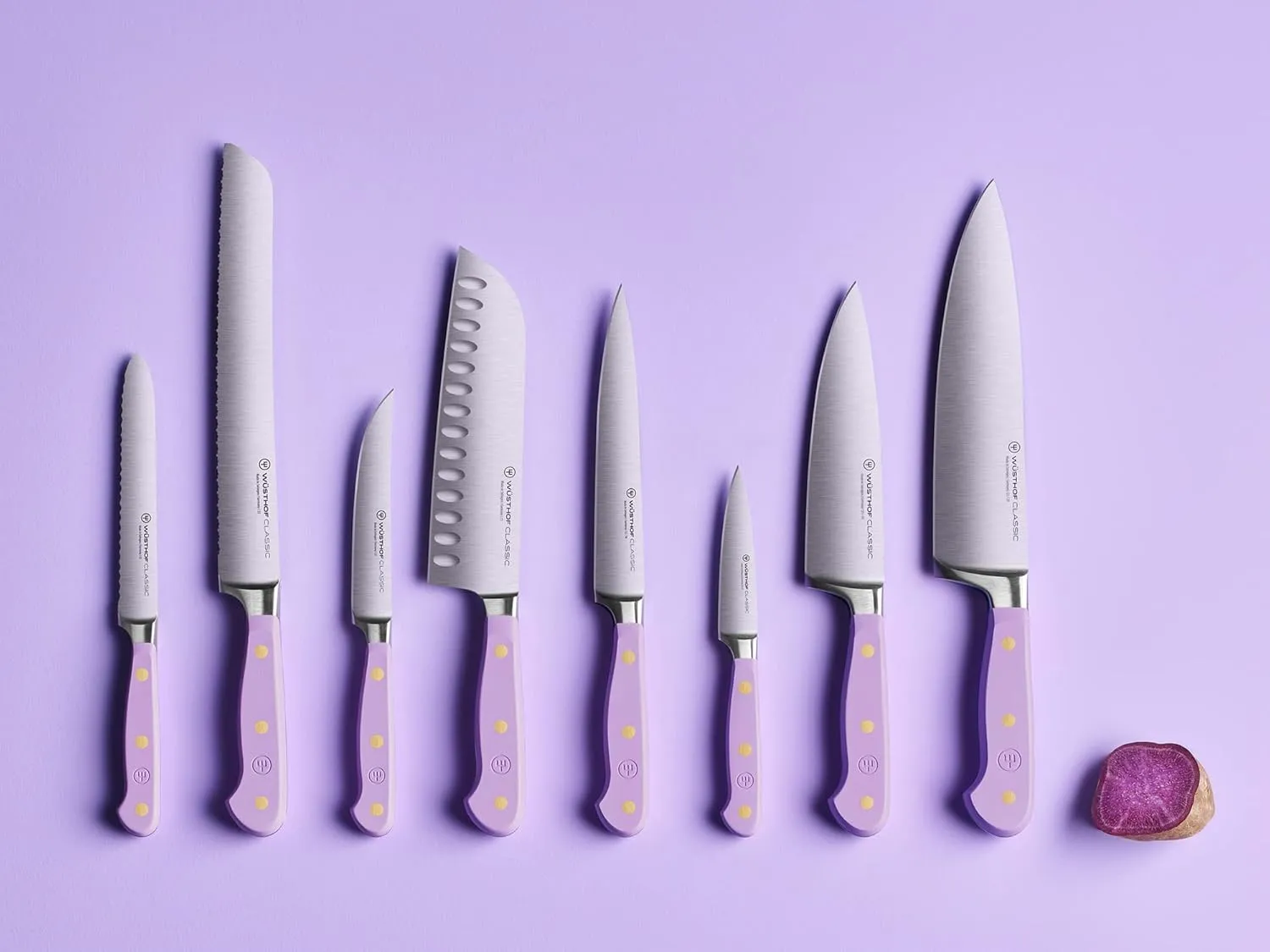 WÜSTHOF Classic Purple Yam 2-Piece Chef's Knife Set