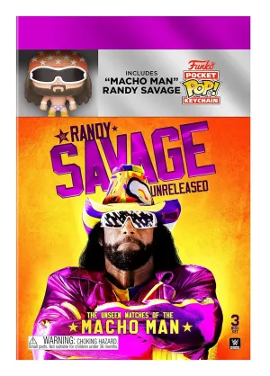 WWE: Randy Savage Unreleased: The Unseen Matches of The Macho Man (DVD) w/Randy Savage Mini Funko