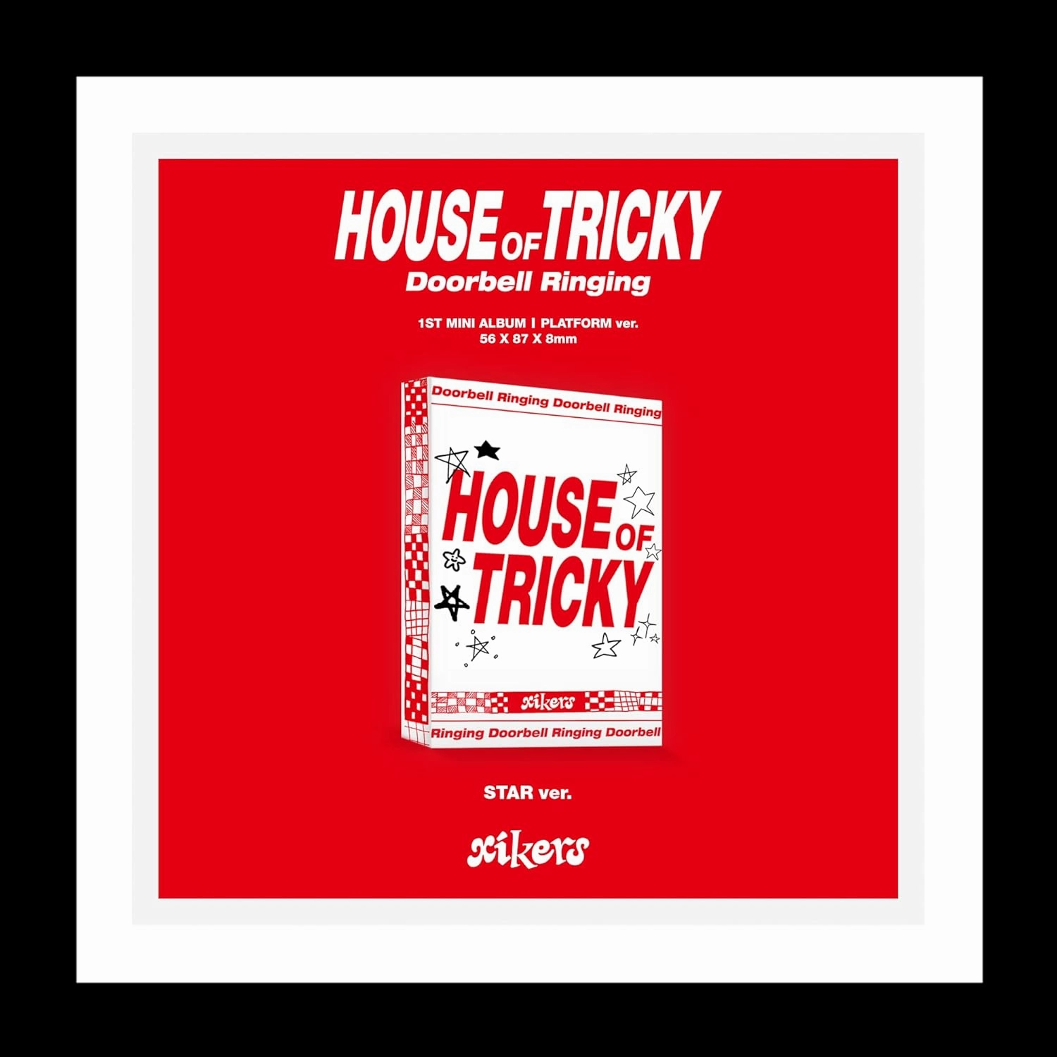 xikers HOUSE OF TRICKY : Doorbell Ringing 1st Mini Album Platform Version Case QR type mini card Selfie photocard Official photocard Tracking Sealed