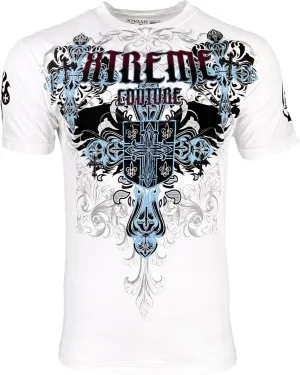Xtreme Couture by Affliction Men T-Shirt Classic Crest Biker MMA Gym S-4X $40