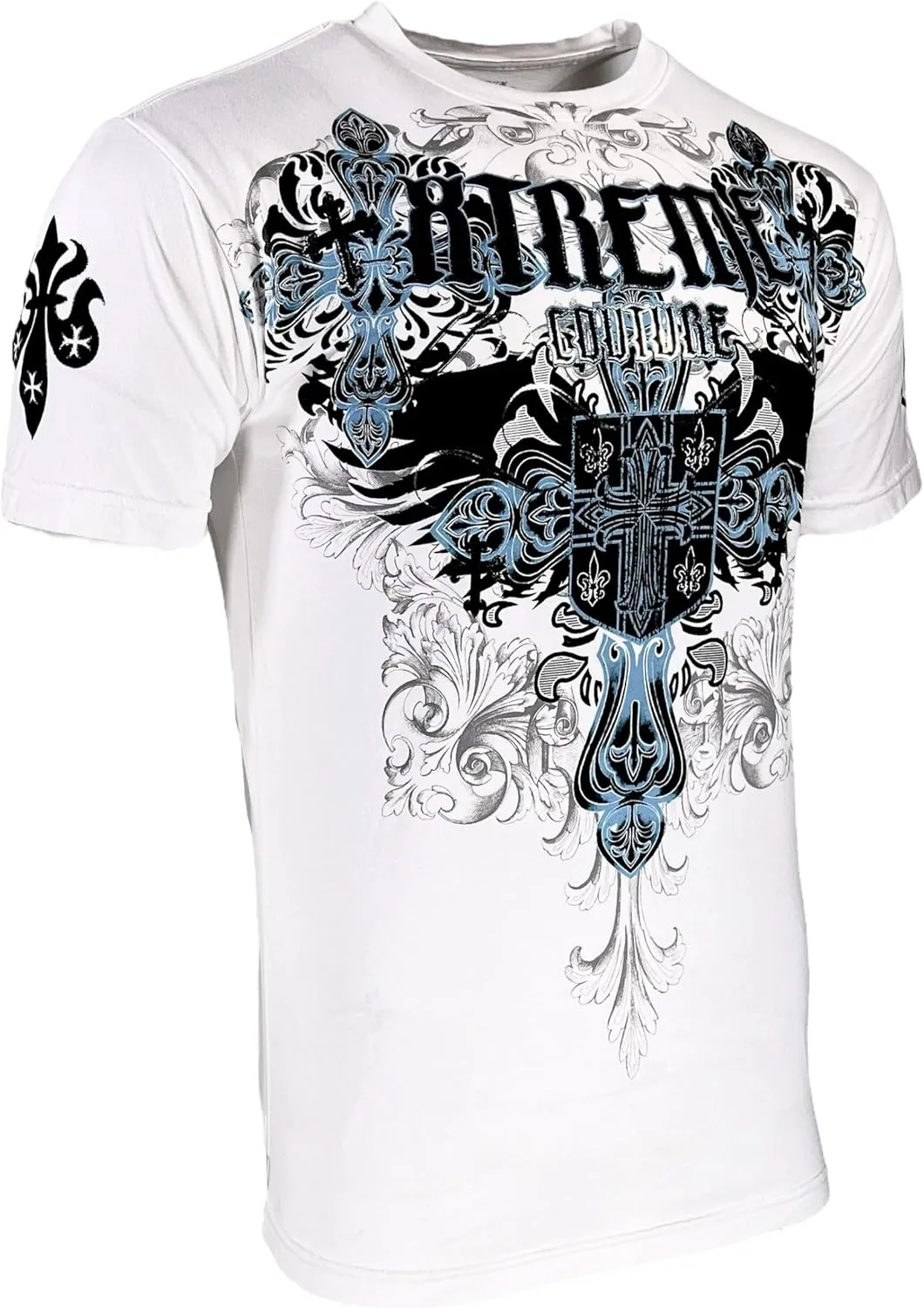 Xtreme Couture by Affliction Men T-Shirt Classic Crest Biker MMA Gym S-4X $40