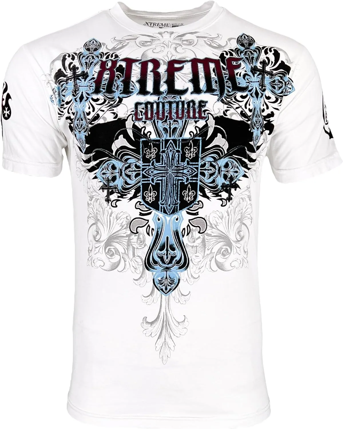 Xtreme Couture by Affliction Men T-Shirt Classic Crest Biker MMA Gym S-4X $40