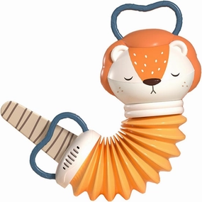 XXEDYDD,Baby Hand-Pull Musical Instrument, Animal Head Design (Deer, Elephant, Lion) with Music and Sound Effects, Baby Musical Toys (Lion)