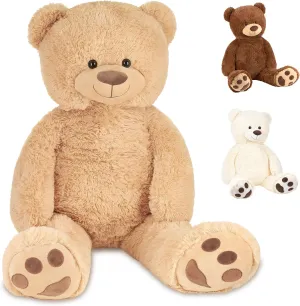 XXL Teddy Bear 40 Inches - Soft Toy - Plush Cuddly Toy - Lovely Gift for Kids and Adults - Beige