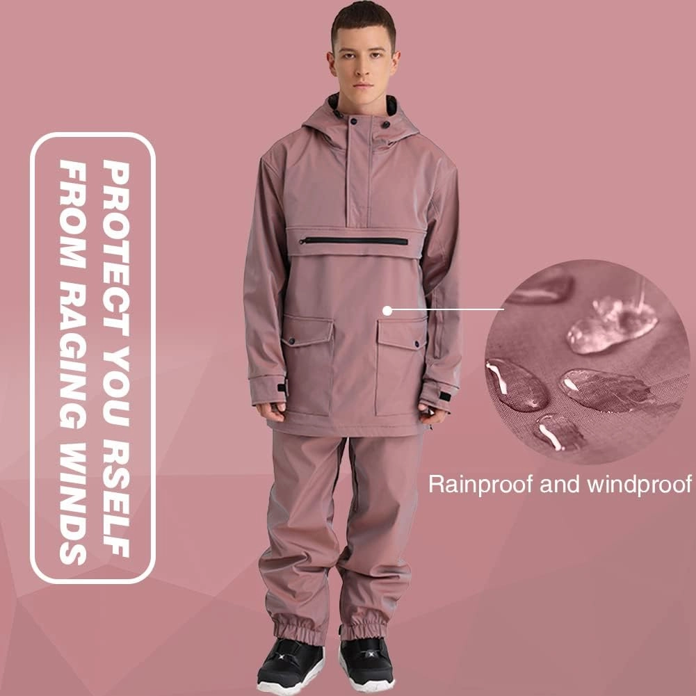 YEEFINE Men and Women's Ski Suit Snowboard Suits Unisex Winter Outdoor Waterproof Ski Jacket and Pants Set Snowsuits Overalls