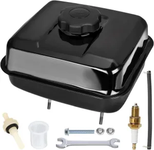 YOXUFA Gas Fuel Tank Replacement for Predator 212 196cc Coleman CT200U BT200X KT196 Baja Warrior MB200 Yerf Dog GX160 168F 200cc 224cc 6.5hp 5.5hp Powersports Mini Bike Go Kart Small Engine Parts