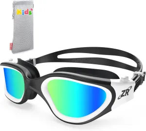 ZIONOR Kids Swim Goggles, G1 MINI UV Protection Anti-Fog Polarized Swimming Goggles for Age 6-14