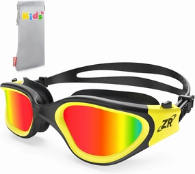 ZIONOR Kids Swim Goggles, G1 MINI UV Protection Anti-Fog Polarized Swimming Goggles for Age 6-14