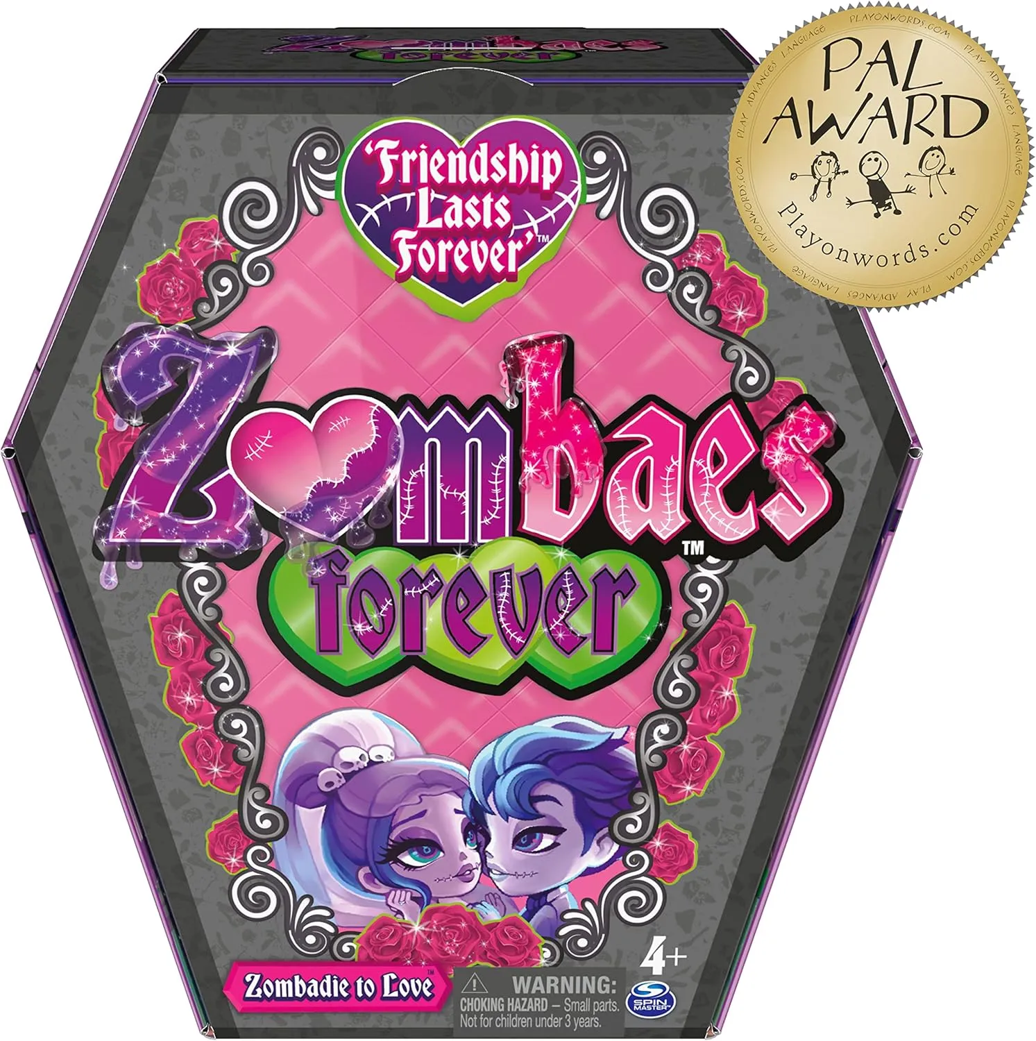 Zombadie to Love Deluxe Zombie Dolls Set with 2 Exclusive 3.5-inch Figures, Pet & Accessory, Girls Gifts, Kids Toys for Girls