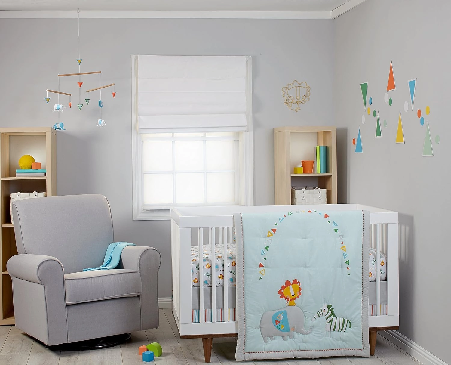 Zutano Juba 5 Piece Crib Set, Multi-Colored