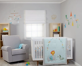 Zutano Juba 5 Piece Crib Set, Multi-Colored